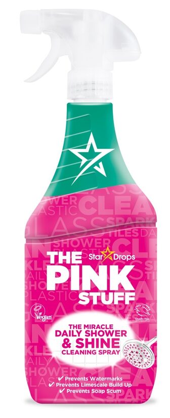 The Pink Stuff Daily Shower & Shine izsmidzināms ikdienas tīrīšanas līdzeklis dušai 750 ml